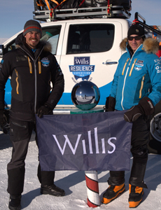 Explorer Parker Liautaud and Willis Global Director of Communications 
