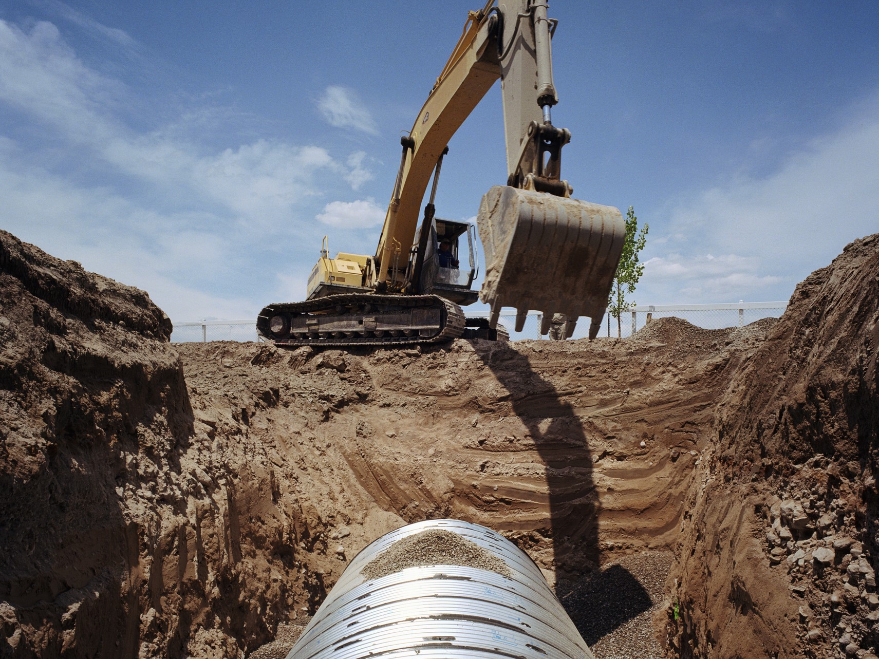 construction underground pipe