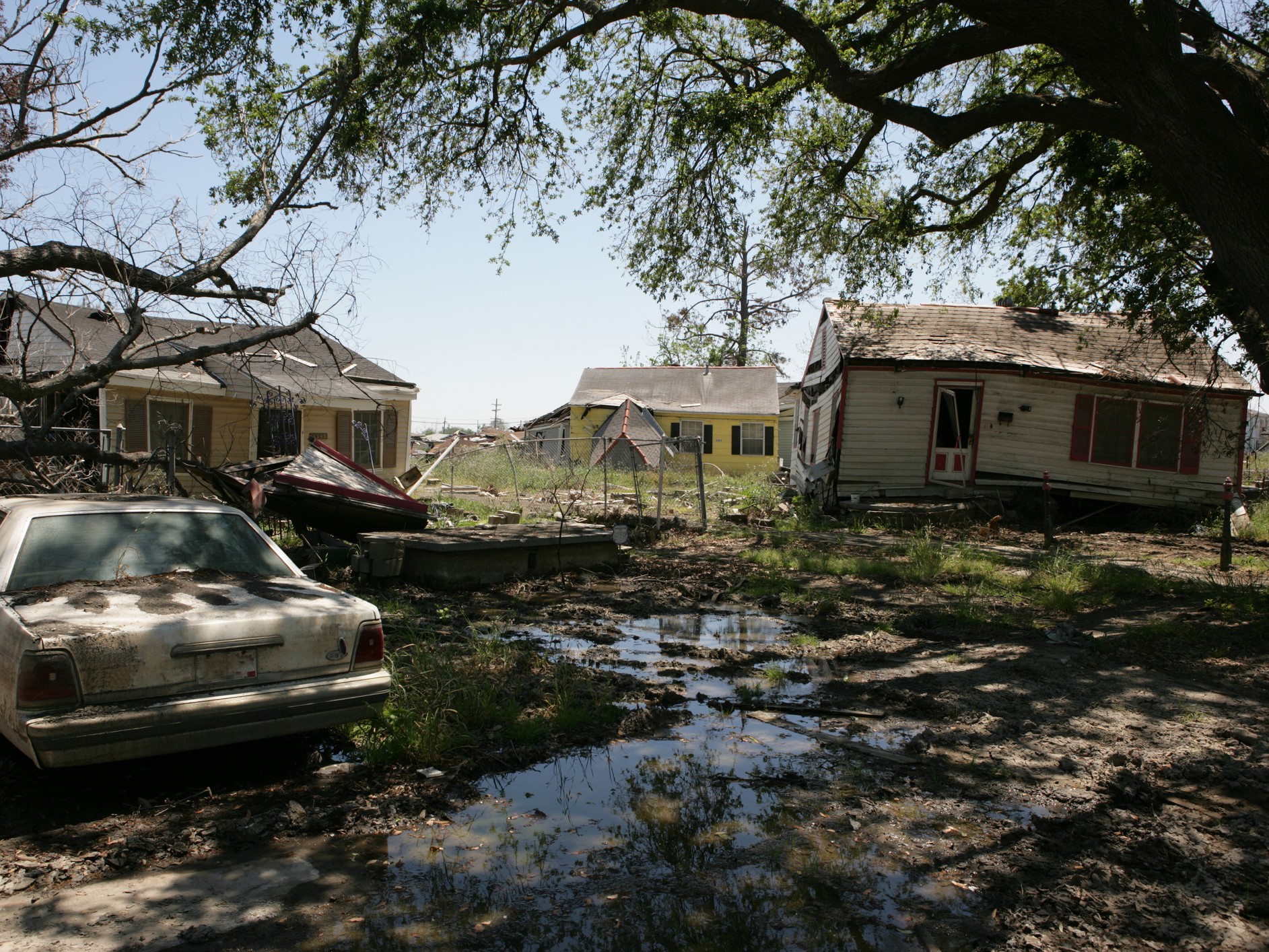 Ninth Ward Home damaged by Katrina
