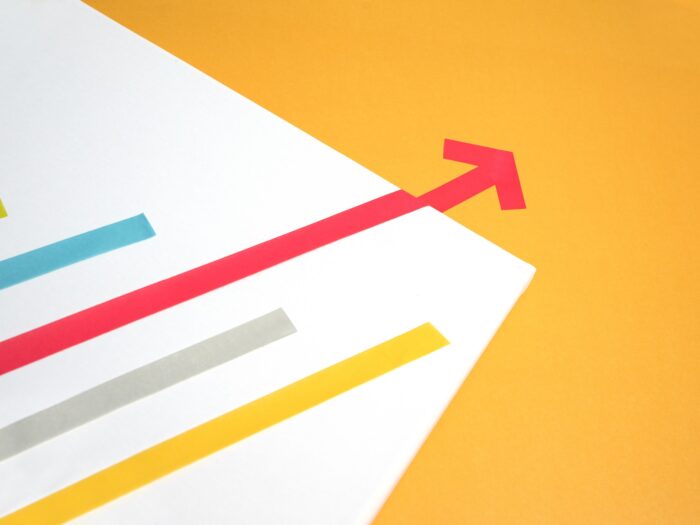 Conceptual finance or business growth chart.