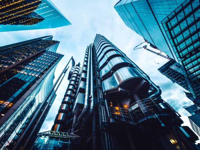 The Lloyd’s Building in the heart of the financial district of London