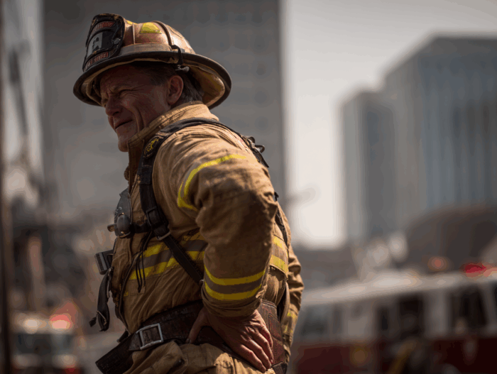 firefighter back pain