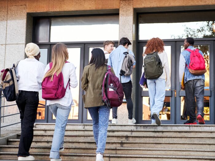 students entering school