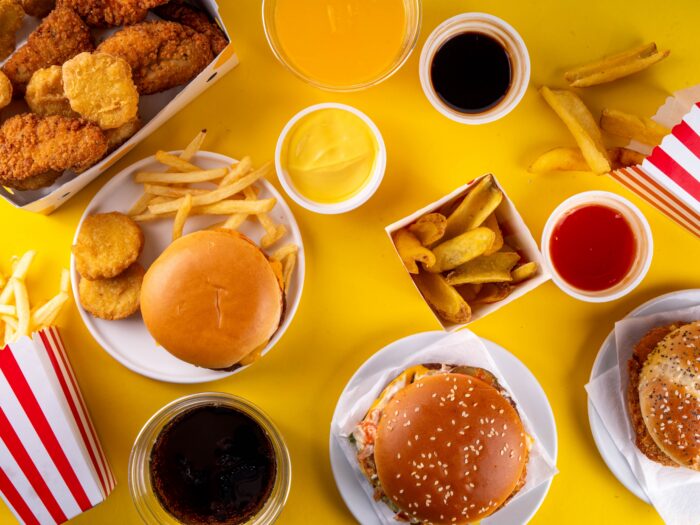 Ultra processed food with low nutrition, high calories value