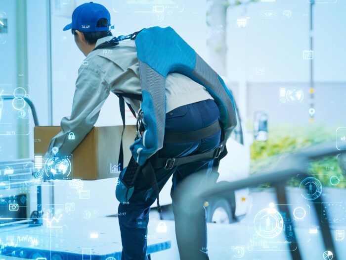 power suit, exoskeleton, safety tech concept