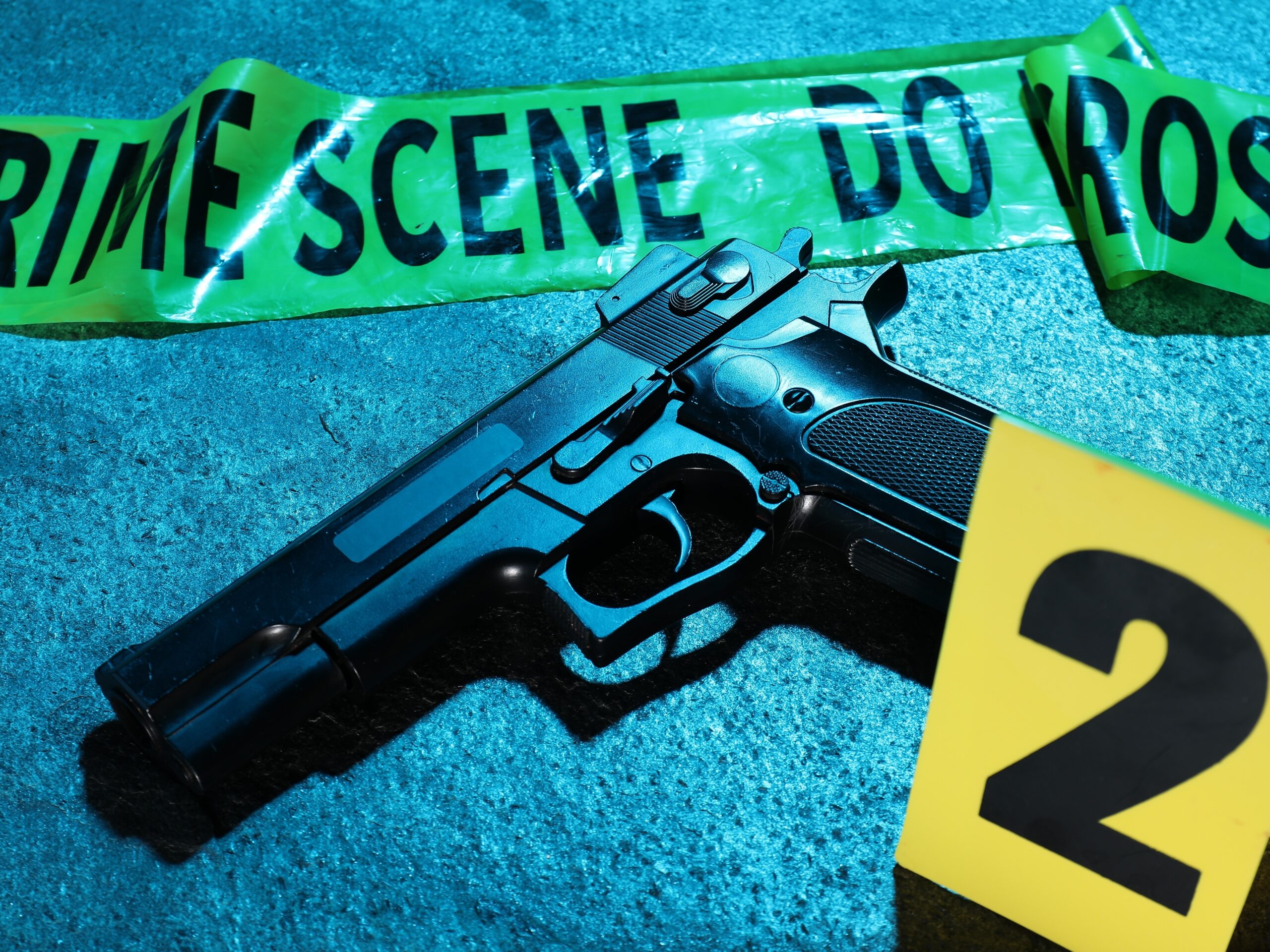 crime scene concept