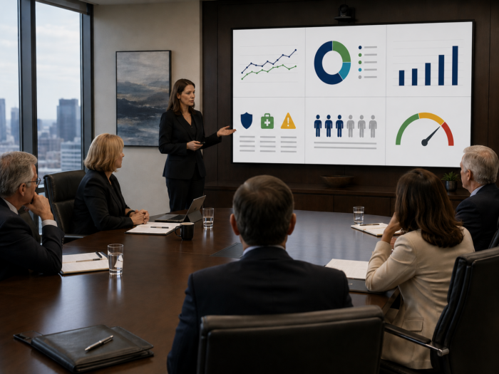boardroom presentation concept