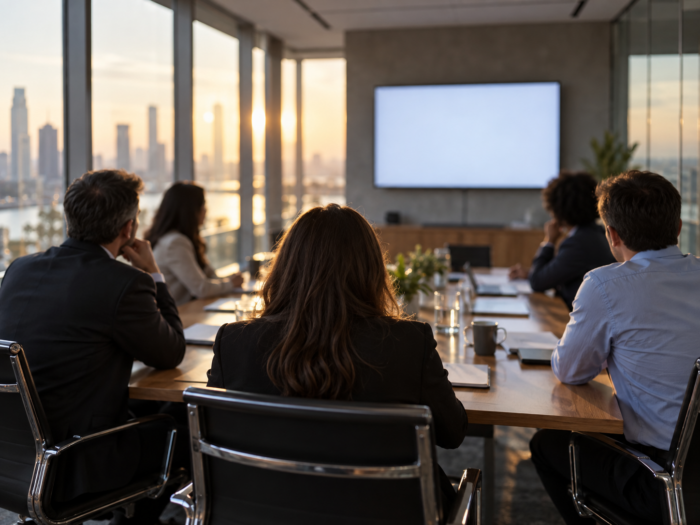 risk council meeting concept