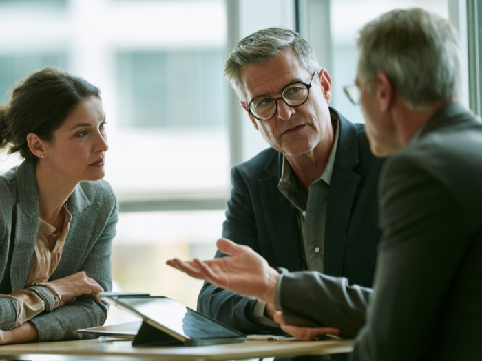 retirement planning meeting concept